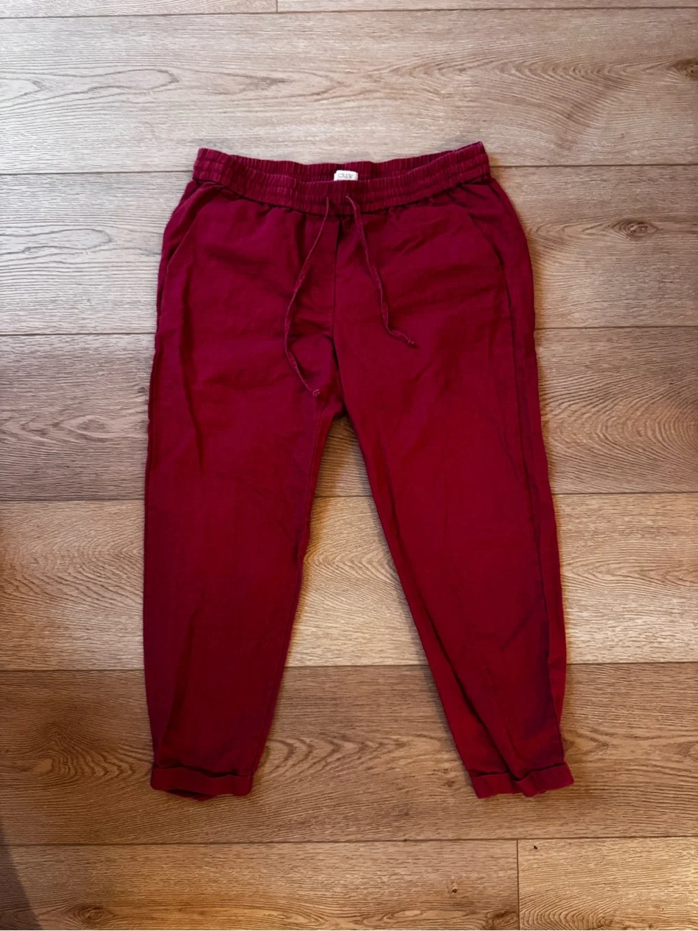 J. Crew Linen Drawstring Pants